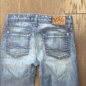 Chip & Pepper • San Fran Flare Jeans size: waist 28.5” inseam 30”